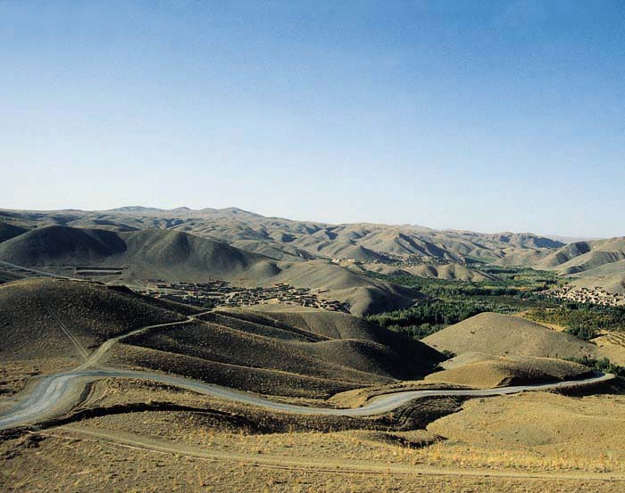 Landschaft am Sayande Rud
